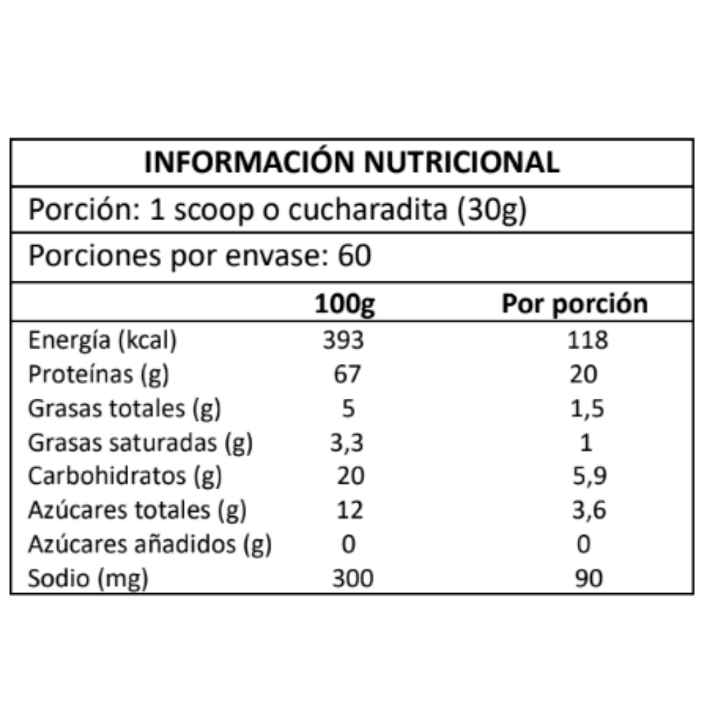 100% Whey protein 1,8kg