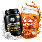 Shaker Protein 2kg + Creatina 100% Monohidratada Strongest